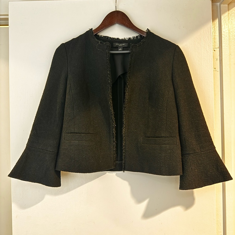 Women's Black Tweed Jacket